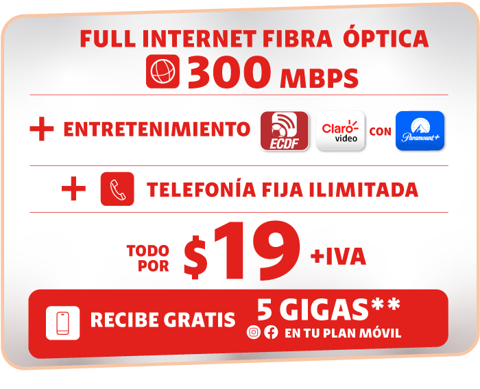 Plan Full Internet de 300 Mbps - dlp